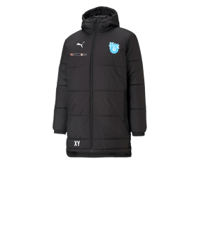 PUMA Bench Jacke Kids Schwarz Weiss F03