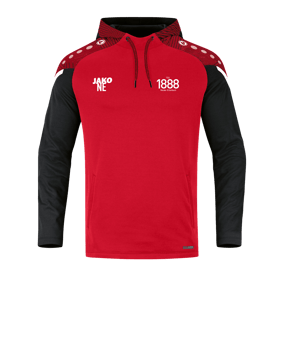 JAKO Performance Hoody Kids Rot Schwarz F101