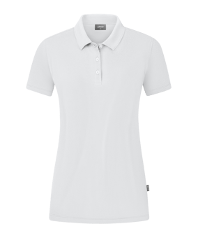 JAKO Organic Stretch Polo Shirt Damen Weiss F000 - weiss