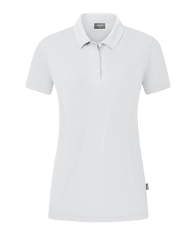 JAKO Organic Stretch Polo Shirt Damen Weiss F000