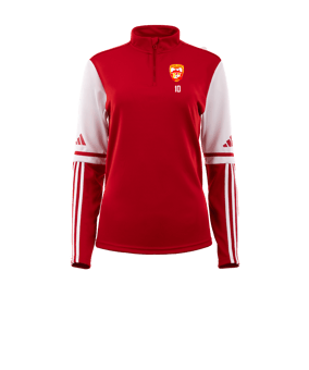 adidas Squadra 25 HalfZip Sweatshirt Femmes Rouge