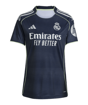 adidas Real Madrid Trikot Away 2025/2026 Damen Blau - blau