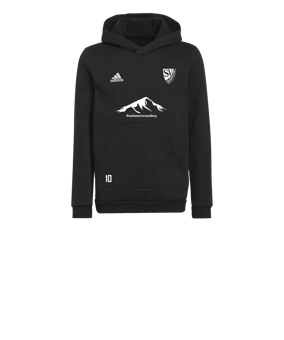 adidas Entrada 22 Hoody Kids Schwarz