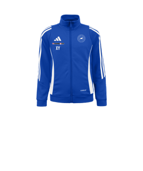 adidas Tiro 24 Trainingsjacke Kids Blau Weiss 