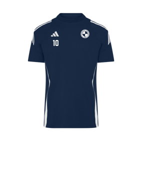 adidas Tiro 24 T-Shirt Blau Weiss