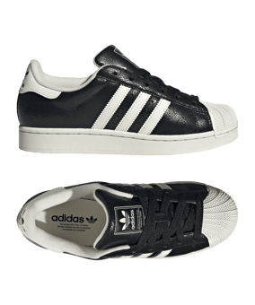 adidas Originals Superstar II Damen Schwarz - schwarz