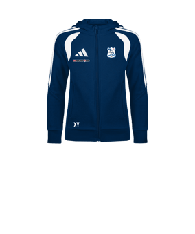 adidas Tiro 26 League Kapuzenjacke Kids Dunkelblau