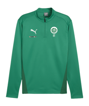 PUMA teamGOAL Training 1/4 Zip Sweatshirt Grün F05