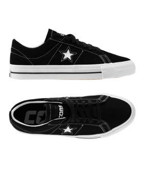 Converse One Star Pro Ox Schwarz - schwarz