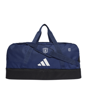 adidas Tiro League Duffel Bag Gr. L Blau Weiss