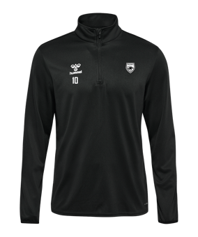 Sweat à capuche zippé Hummel hmlESSENTIAL noir F2001