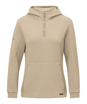 JAKO Pro Casual Hoody Damen Beige F385 - beige