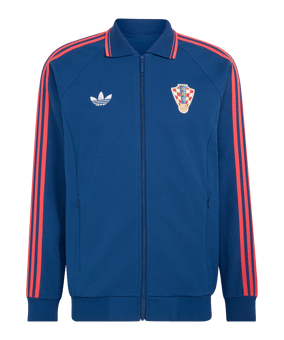 adidas Croatie Anthem Veste Bleu - bleu
