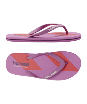 Hummel Chevron Flip Flop Lila F3685 - lila