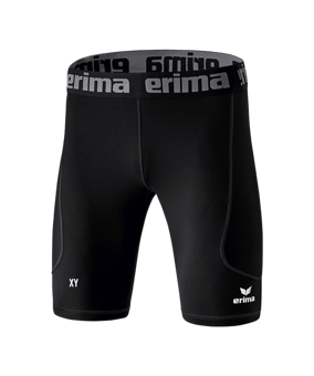 Erima Elemental Tight kurz Schwarz