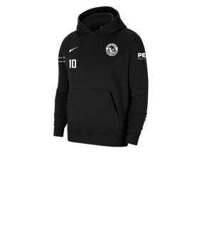 Nike Park 20 Fleece Hoody Kids Schwarz Weiss F010