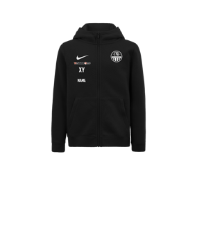 Nike Park 20 Fleece Kapuzenjacke Kids Schwarz F010
