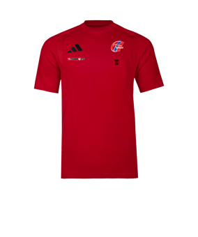 adidas Tiro Travel T-Shirt Rot