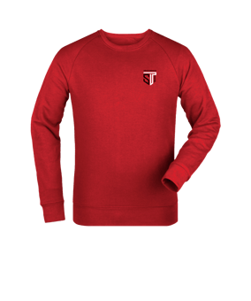Merch Roller Sweatshirt Red | #brustlogo4c