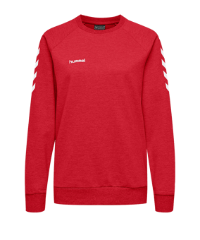 Hummel Cotton Sweatshirt Damen Rot F3062 - rot