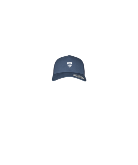 Merch 5 Panel Retro Trucker Cap Navy