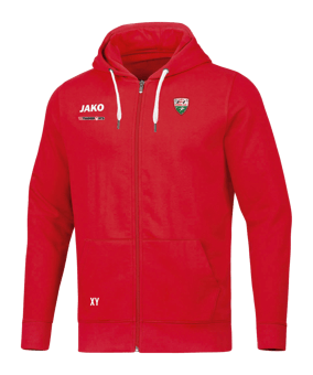 JAKO Base Kapuzenjacke Kids Rot F01
