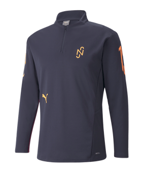 PUMA Neymar Jr. Flare HalfZip Sweatshirt Kids F09 - blau