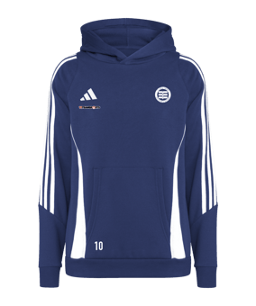adidas Tiro 24 Hoody Kids Blau Weiss