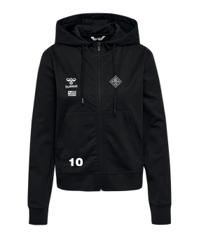 Hummel GO 2.0 Kapuzenjacke Damen Schwarz F2001