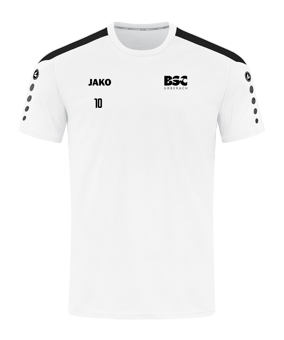 JAKO Power T-Shirt Weiss Schwarz F000