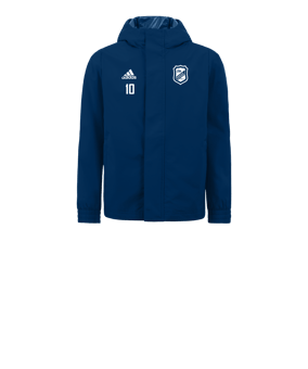 adidas Entrada 22 Allwetterjacke Kids Blau
