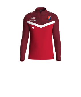 JAKO Iconic HalfZip Sweatshirt Kids Rot F103