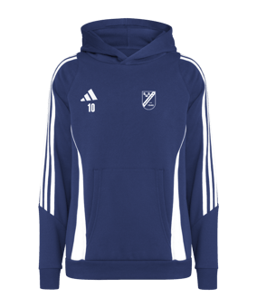 adidas Tiro 24 Hoody Kids Blau Weiss