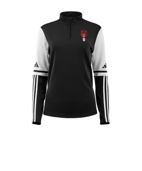 adidas Squadra 25 HalfZip Sweatshirt Femmes Noir 