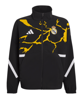 adidas Real Madrid Avengers Anthem Jacke Kids Schwarz - schwarz