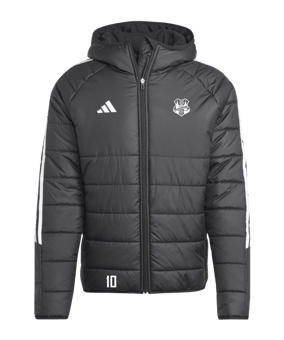 adidas Tiro 24 Winterjacke Schwarz Weiss