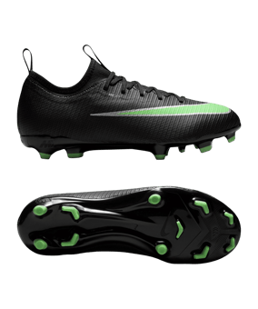 Nike Air Zoom Mercurial Vapor XVII Academy Low MG Shadow Kids Schwarz F001 - schwarz