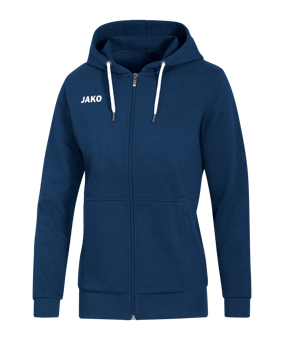 JAKO Base Kapuzenjacke Damen Blau F09 - blau
