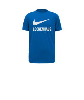 Nike Park 20 Swoosh T-Shirt Kids Blau Weiss F463