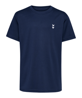 Hummel Pulse Trainingsshirt Kids Blau F7459 - blau