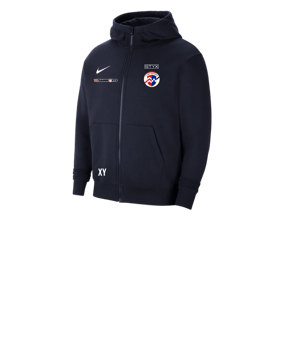 Nike Park 20 Fleece Kapuzenjacke Kids Blau F451