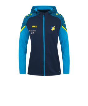 JAKO Performance Kapuzenjacke Blau F908