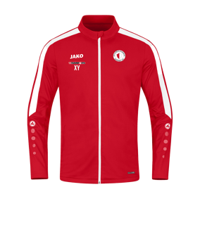 JAKO Power Polyesterjacke Rot Weiss F100