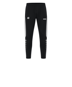 JAKO Power Trainingshose Kids Schwarz Weiss F802
