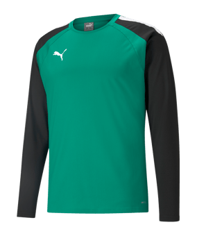 PUMA teamLIGA Trainig Sweatshirt Grün Schwarz F05 - gruen