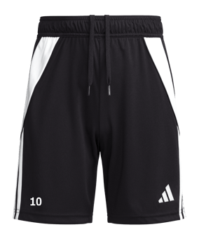 adidas Tiro 24 Short Kids Schwarz Weiss