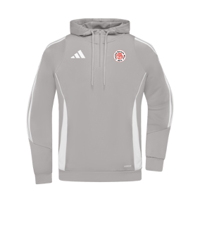 adidas Tiro 24 Training Hoody Grau Weiss