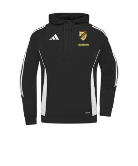adidas Tiro 24 Hoody Schwarz Weiss 