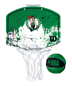 Wilson NBA Boston Celtics Team Mini Hoop Basketball Set Mini Basketballkorb Grün - gruen