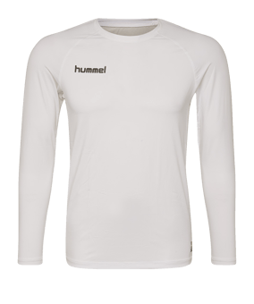 Hummel First Performance Langarmshirt Weiss F9001 - weiss